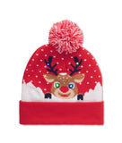 Bonnet de Noël tricoté avec LED SHIMAS LIGHT personnalisable-1