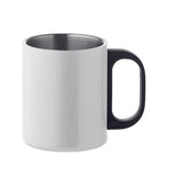 Mug Double Paroi 300 Ml Taniss Personnalisable White Vaisselle